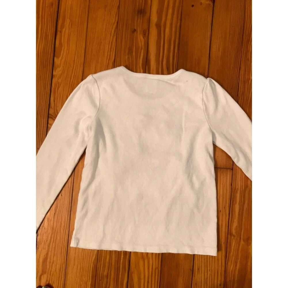 NWT‎ Gymboree Easter Shirt Sz 7 White  W/Embroidered Egg Basket Top T Shirt